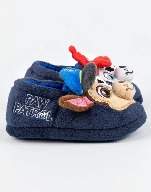 Vanilla Underground Paw Patrol Boys Blue 3D Characters Slip On Loafer Slippers (6 - 12 Younger) - 8 infants Image 4