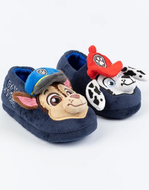 Vanilla Underground Paw Patrol Boys Blue 3D Characters Slip On Loafer Slippers (6 - 12 Younger) - 8 infants Image 5