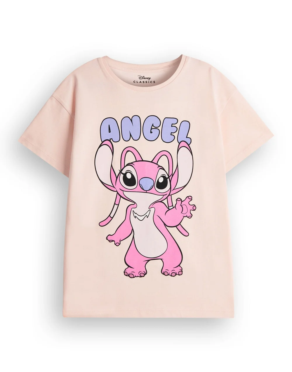 Vanilla Underground Disney Girls Multicoloured Stitch & Angel 2 Pack T-Shirts (5 - 14 Years) - 13-14 Yrs Image 4