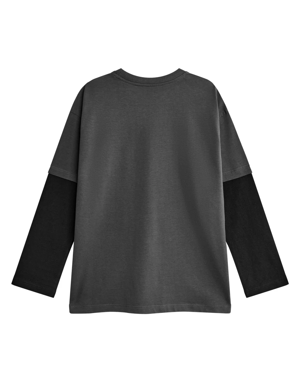 Vanilla Underground Hot Wheels Boys Grey Flame Logo Long Sleeved T-Shirt (3 - 12 Years) - 7-8 Yrs Image 2