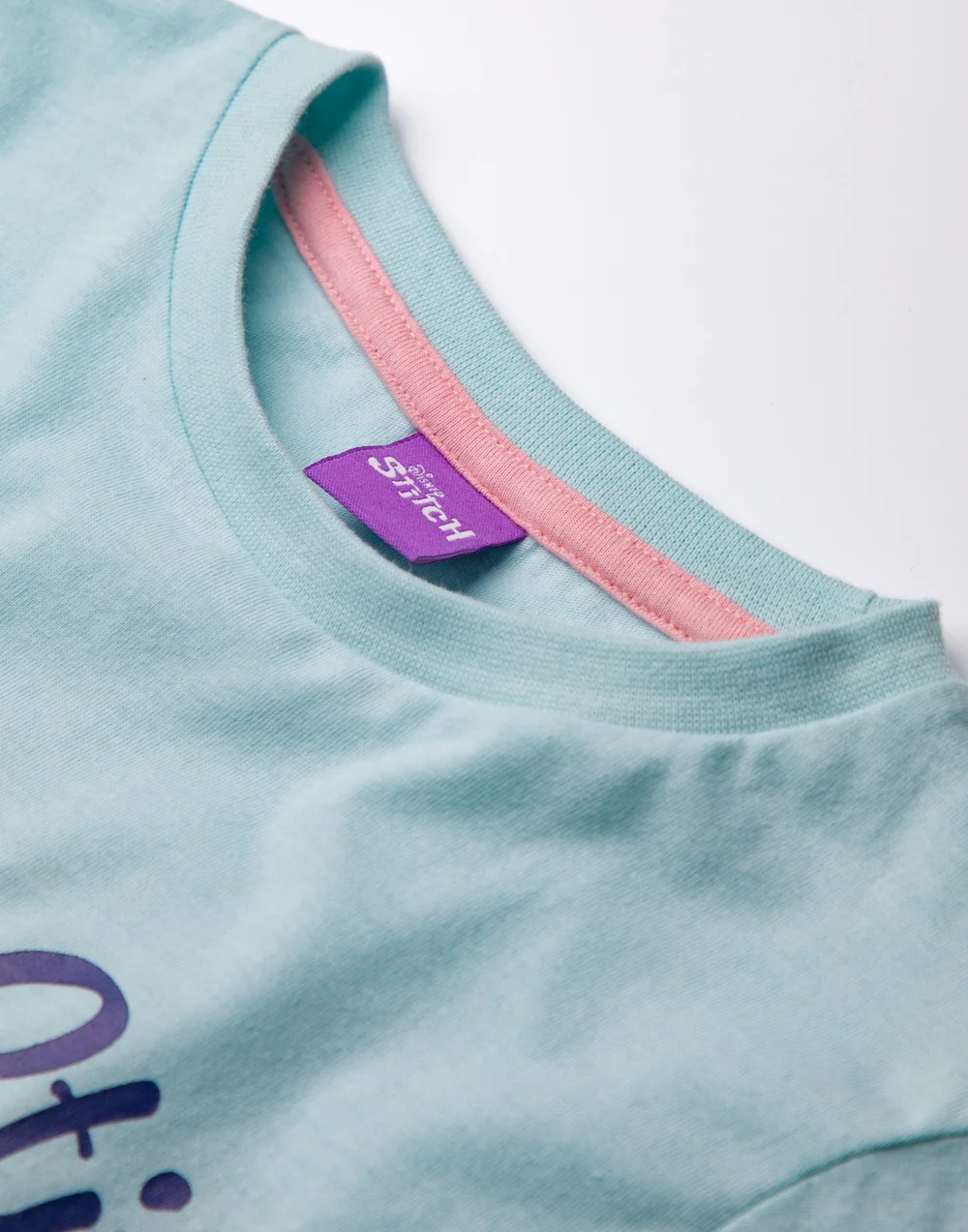 Disney Girls Blue Angel & Stitch Pyjama Set (1 - 8 Years) - Age 7-8 Years Image 5