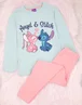 Disney Girls Blue Angel & Stitch Pyjama Set (1 - 8 Years) - Age 7-8 Years Image 2