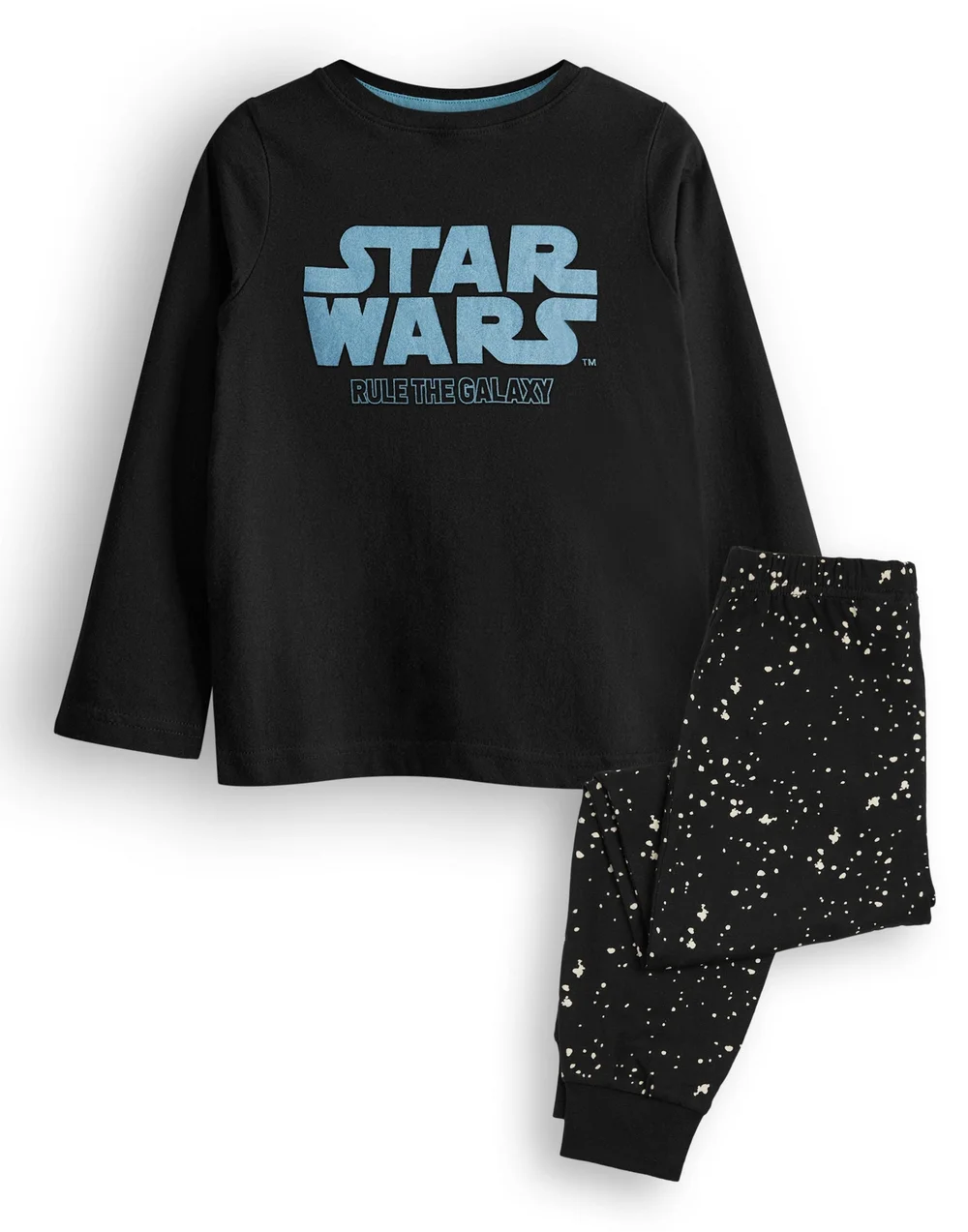 Vanilla Underground Star Wars Kids Black Long Pyjamas (3-10 Years) - Age 3-4 Years Image 1