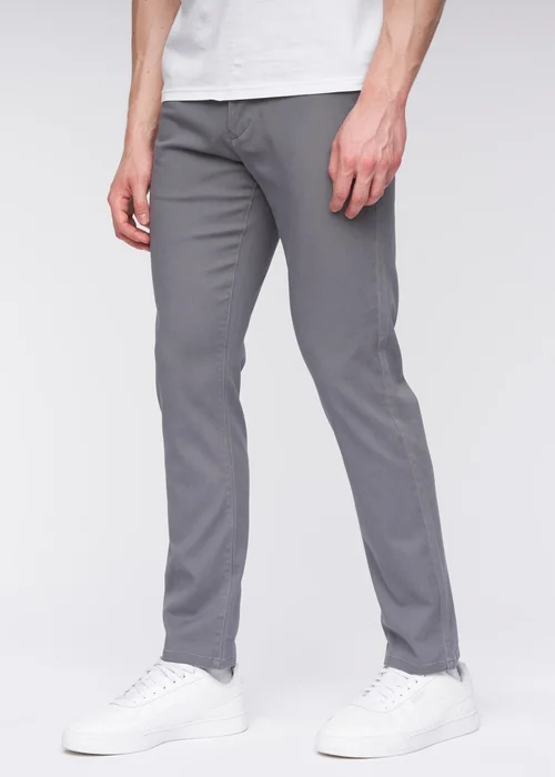 Henleys Grey Visit Chinos - 30/L30 Image 1