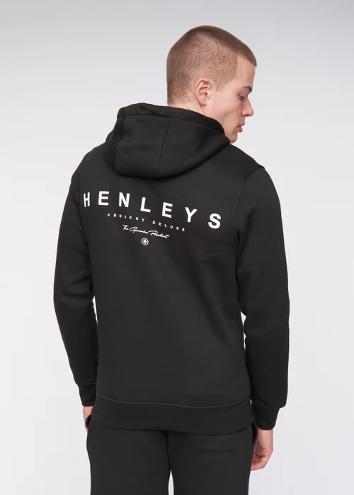 Henleys Black Metafone Hoodie - M Image 3