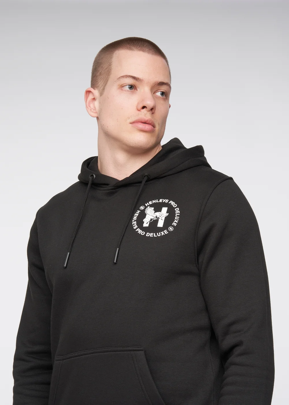 Henleys Black Metafone Hoodie - M Image 5