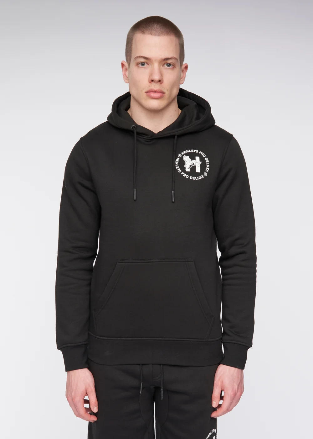 Henleys Black Metafone Hoodie - M Image 1