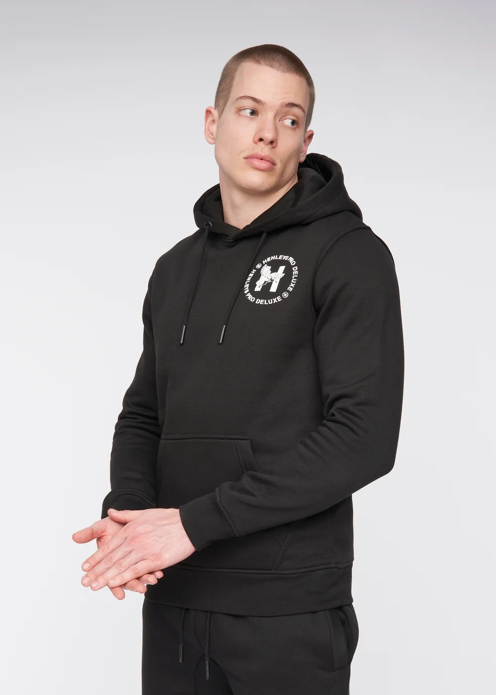 Henleys Black Metafone Hoodie - M Image 2