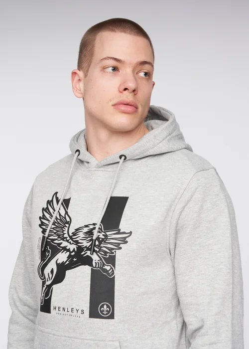 Henleys Grey Curveball Hoodie - M Image 5