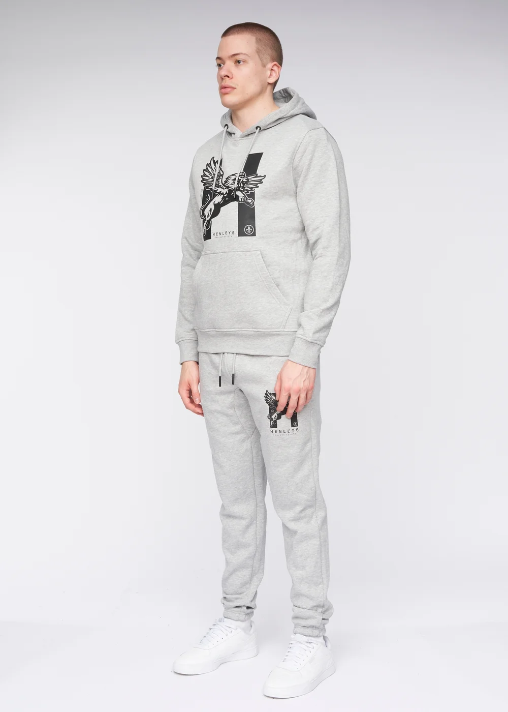 Henleys Grey Curveball Hoodie - M Image 4