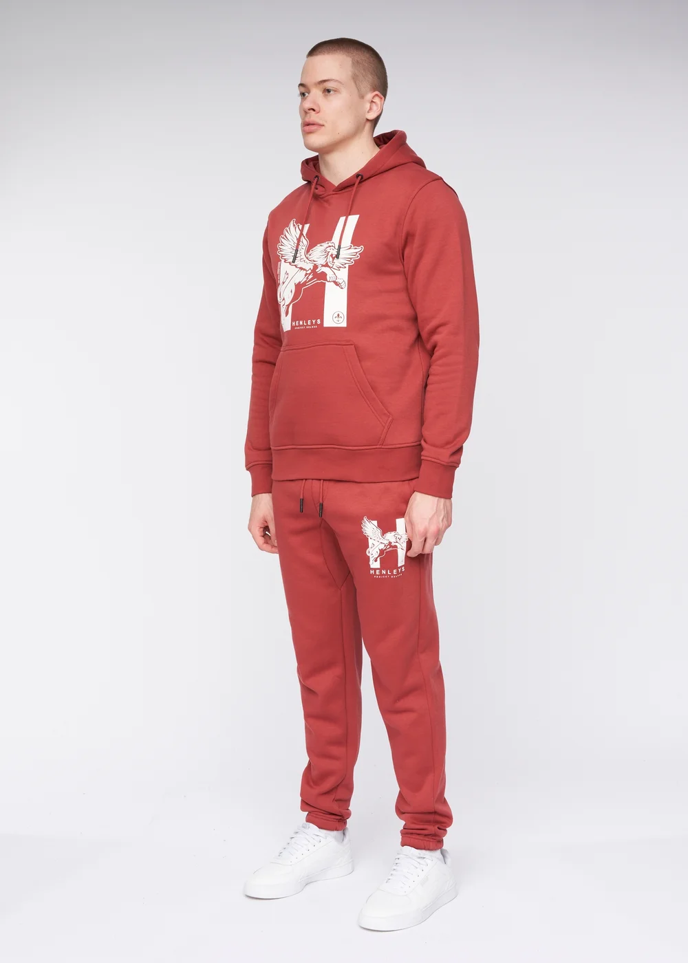 Henleys Red Curveball Hoodie - M Image 5
