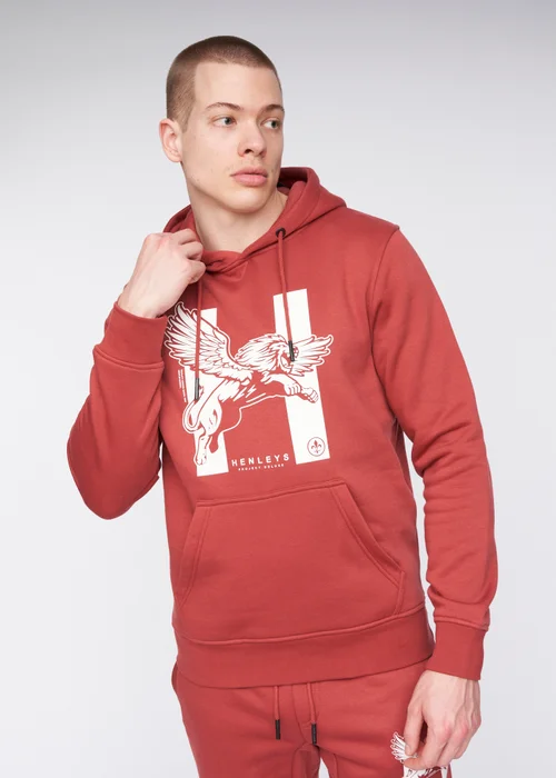 Henleys Red Curveball Hoodie - M Image 2
