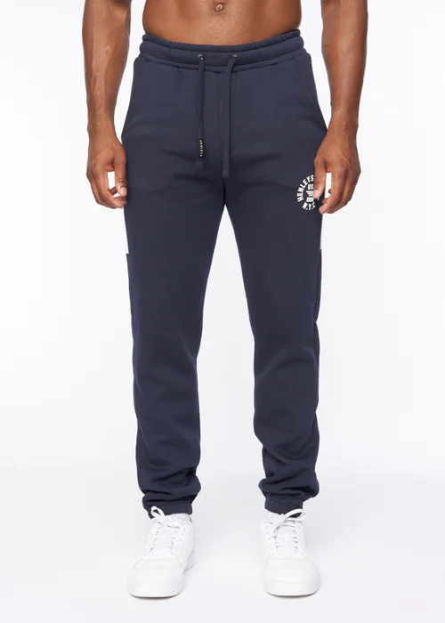 Henleys Navy Calyer Joggers - Medium Image 1