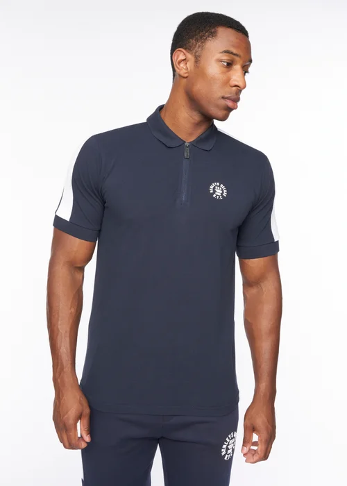 Henleys Navy Calyer Polo - M Image 3