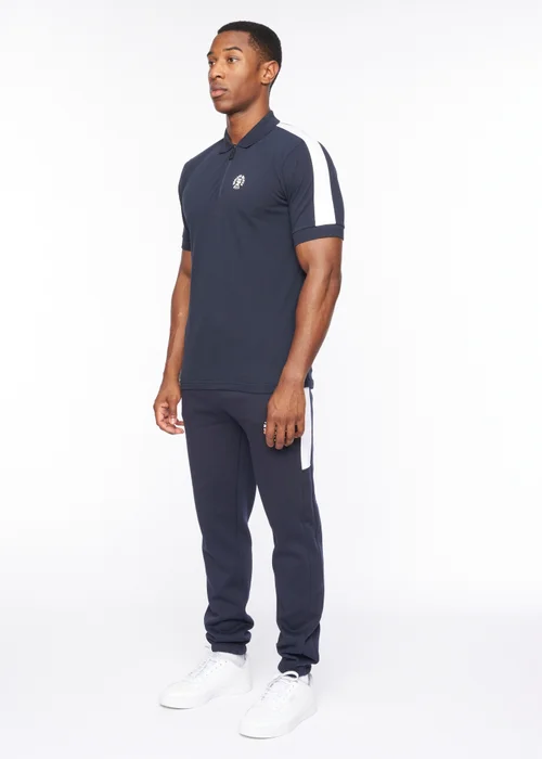 Henleys Navy Calyer Polo - M Image 5
