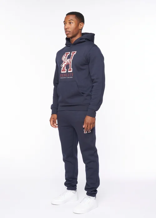 Henleys Navy Belton Hoodie - M Image 4