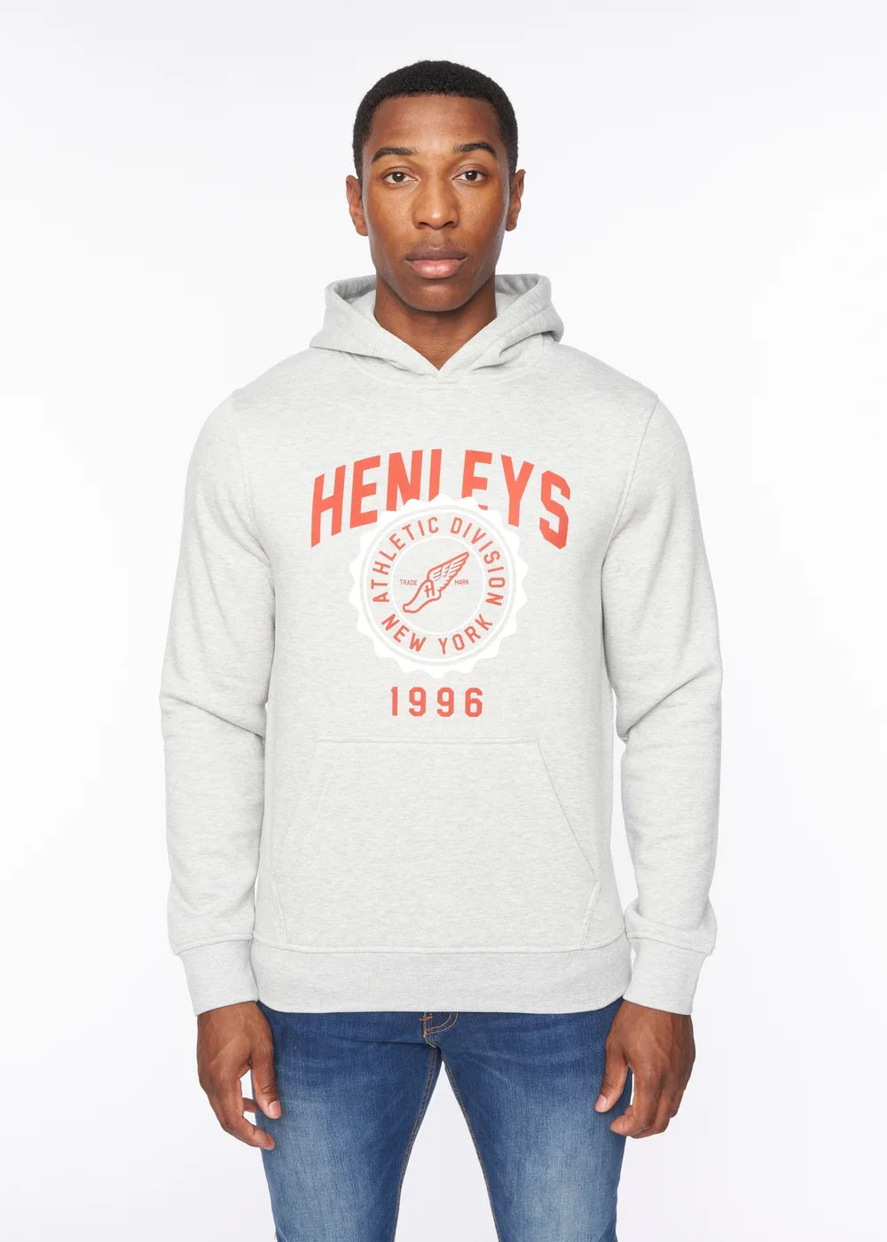 Henleys Grey Tipton Hoodie - M Image 1