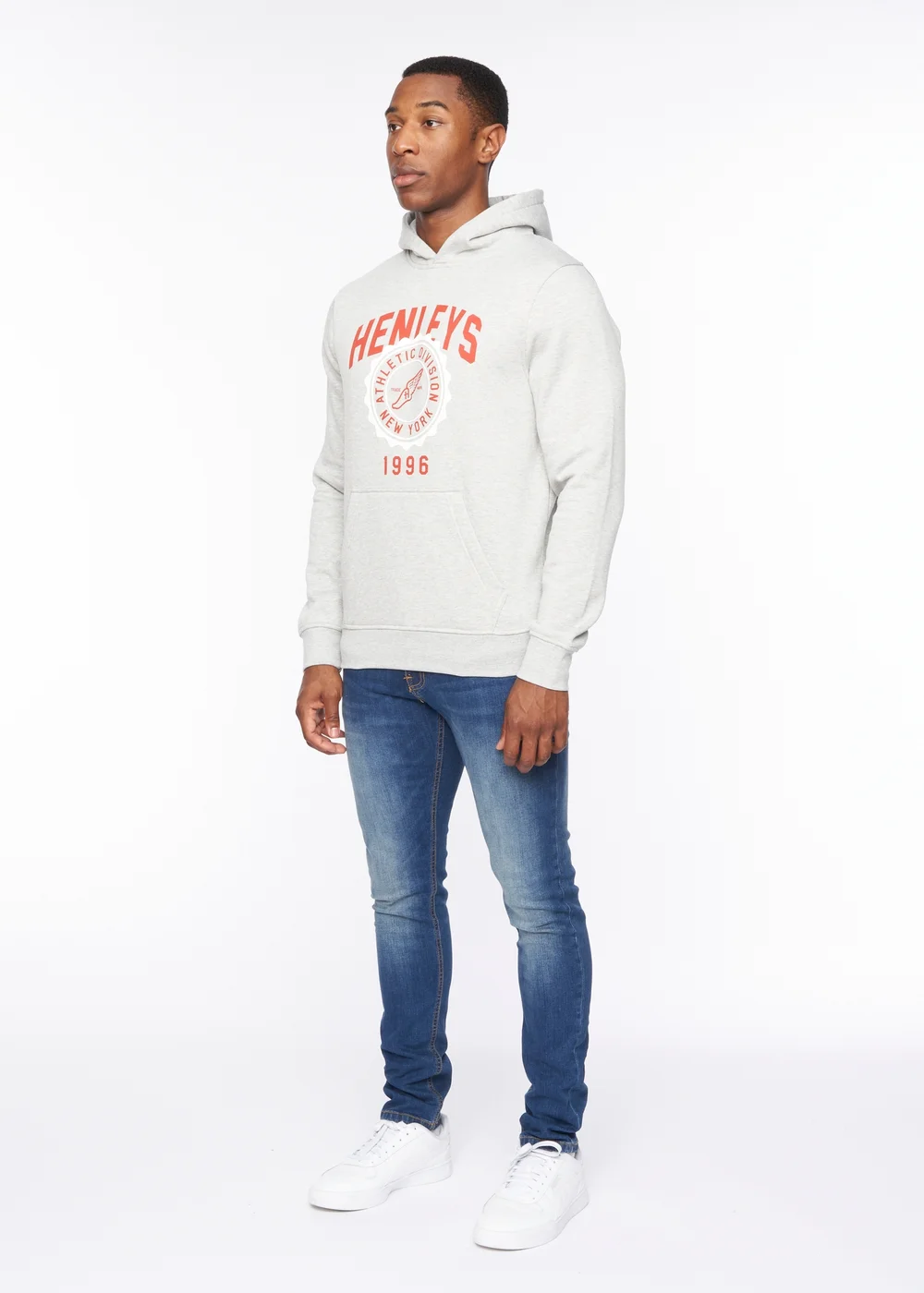 Henleys Grey Tipton Hoodie - M Image 5