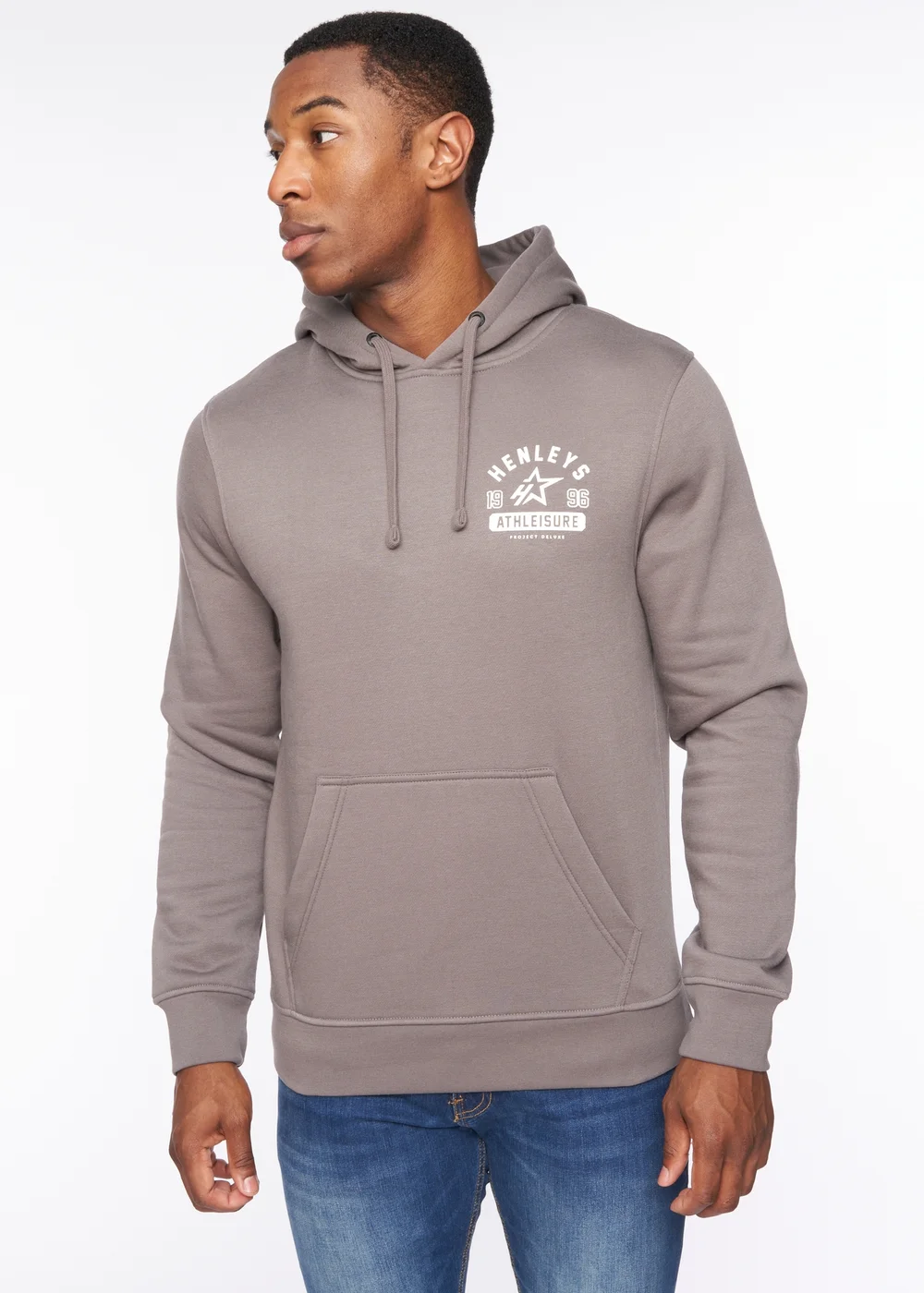 Henleys Dark Grey Upton Hoodie - M Image 2