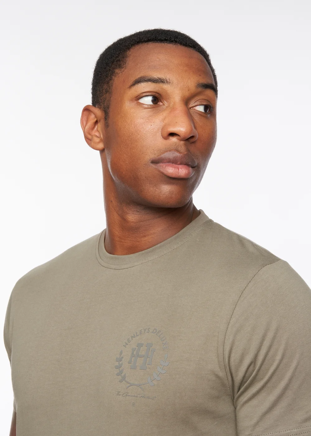 Henleys Khaki Alston T-Shirt - M Image 4