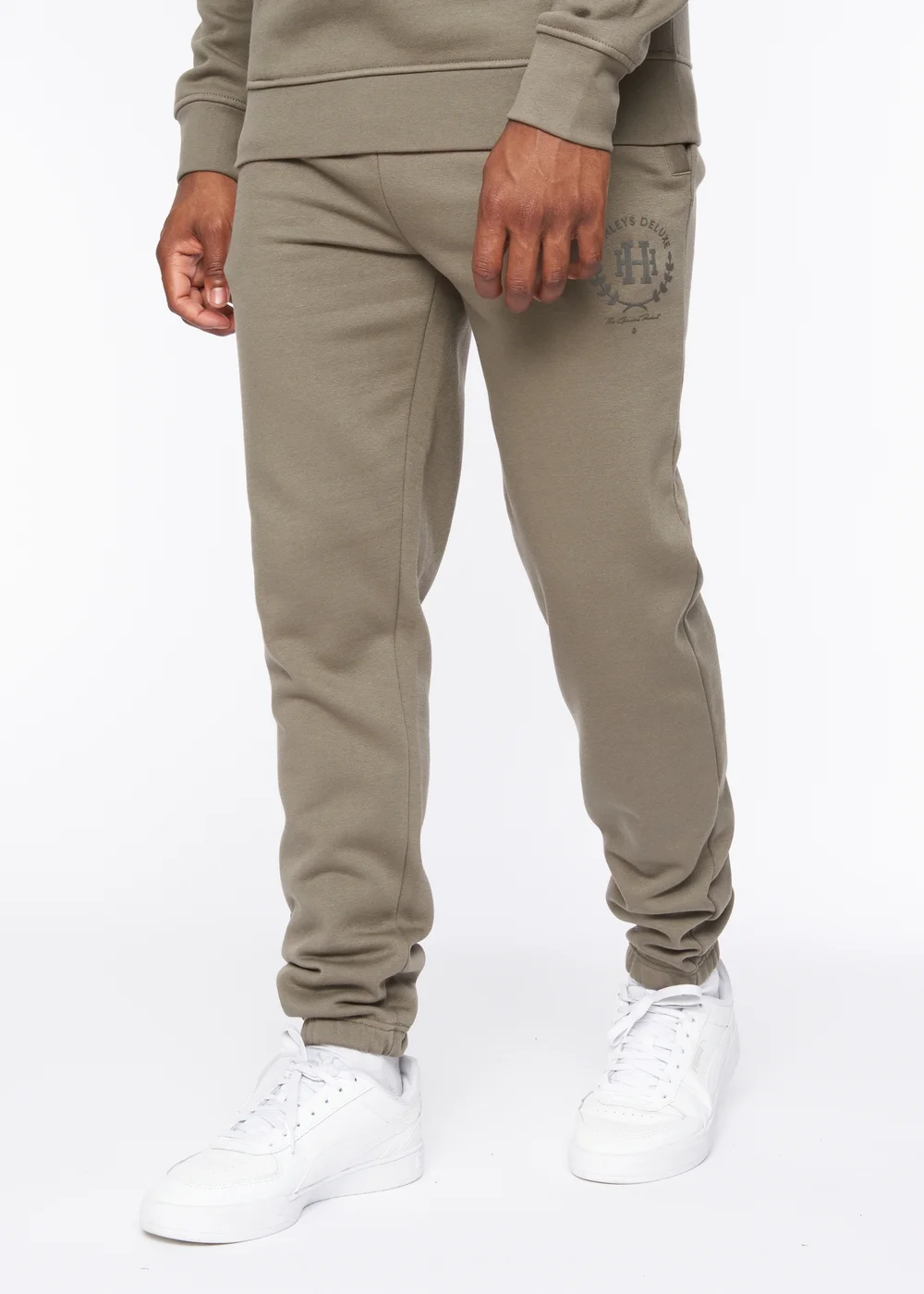 Henleys Khaki Alston Joggers - Medium Image 2