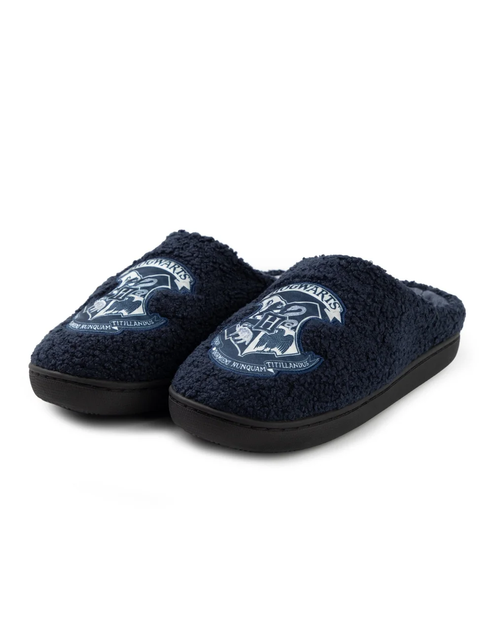 Vanilla Underground Harry Potter Womens Blue Hogwarts Mule Slippers - 7-8 Image 3