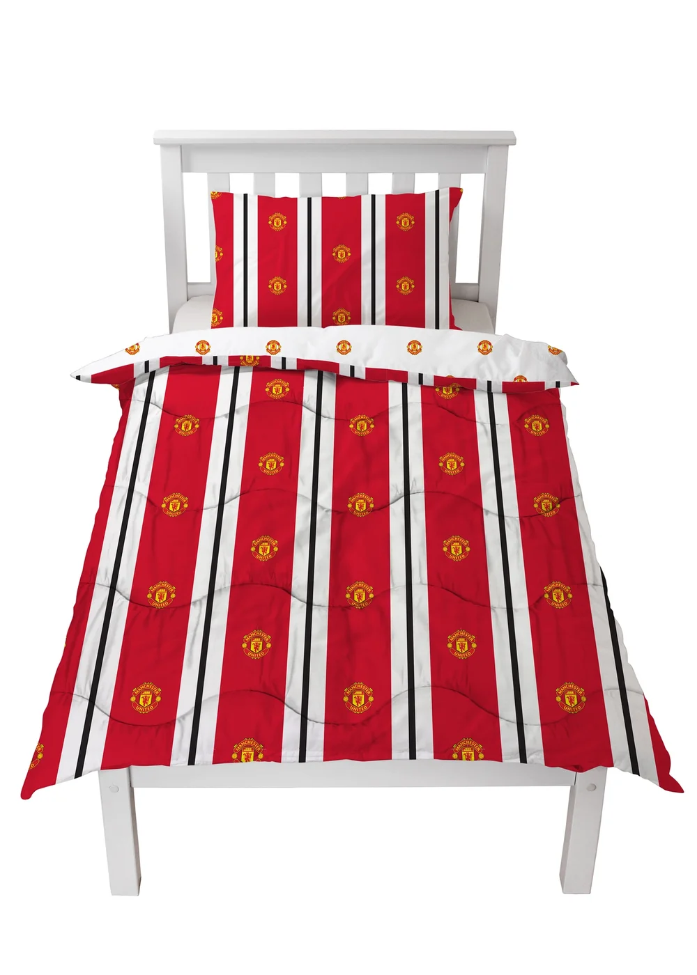 Manchester United FC Coverless Quilt Duvet Cover 10.5 tog - Single Image 2