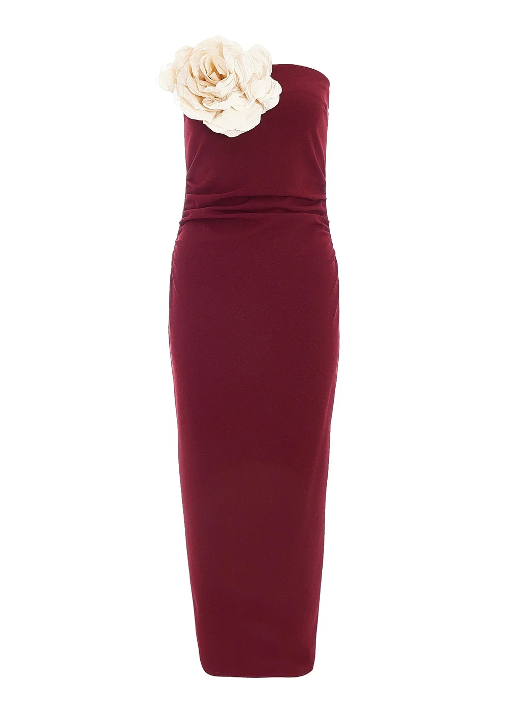 Quiz Red Corsage Midaxi Dress - 6 Image 4