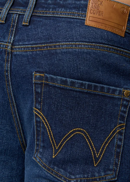 Duck & Cover Dark Blue Hydras Straight Leg Jeans - 30/L30 Image 5