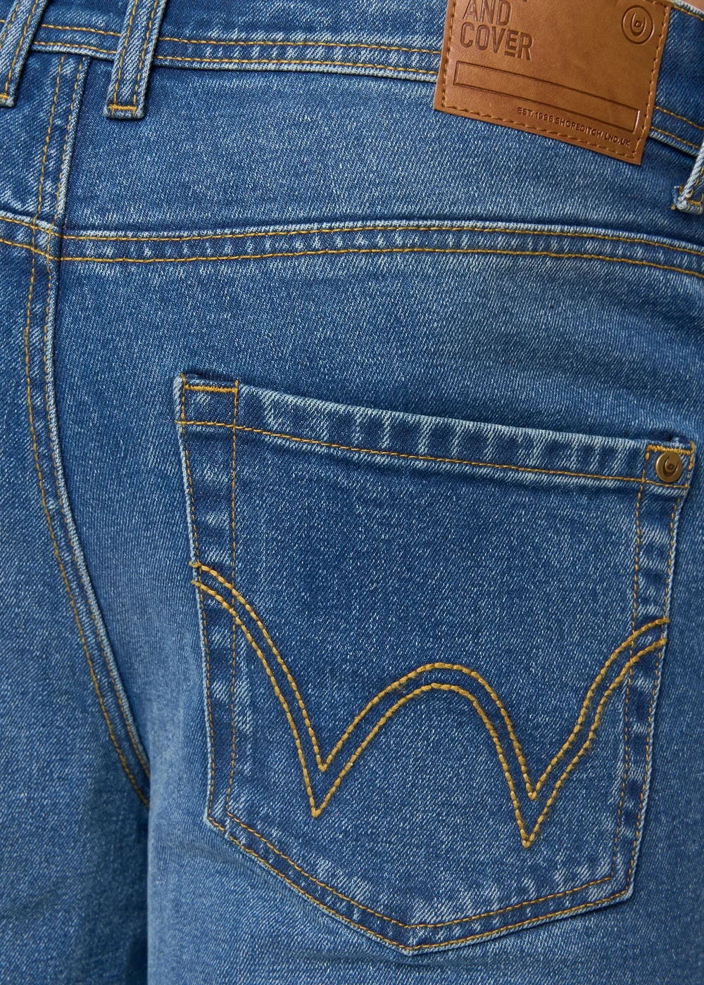Duck & Cover Denim Blue Hydras Straight Leg Jeans - 30/L30 Image 5
