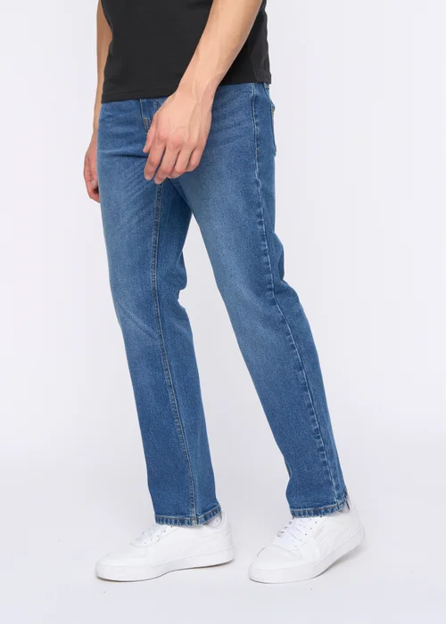 Duck & Cover Denim Blue Hydras Straight Leg Jeans - 30/L30 Image 1