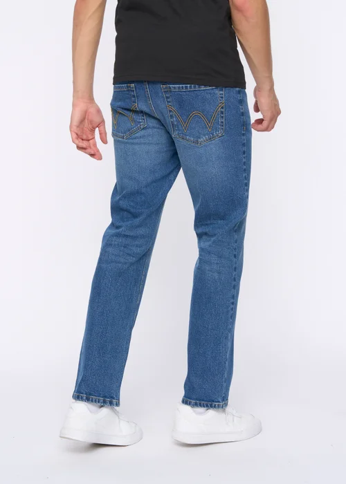 Duck & Cover Denim Blue Hydras Straight Leg Jeans - 30/L30 Image 4