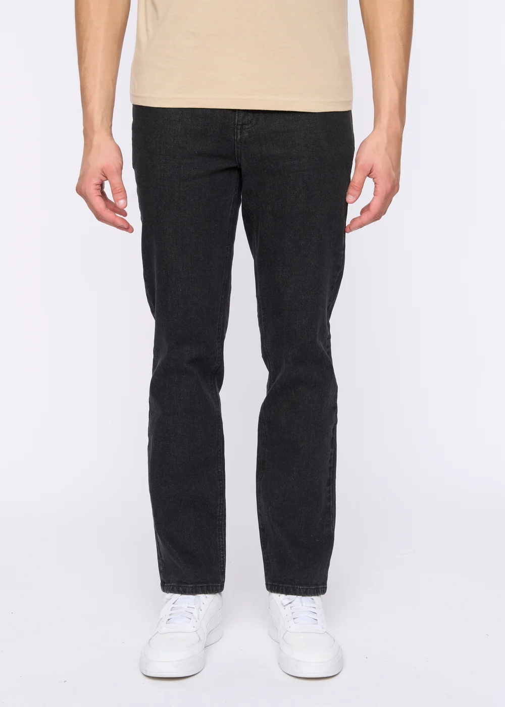 Duck & Cover Black Hydras Straight Leg Jeans - 30 waist 30 leg Image 3