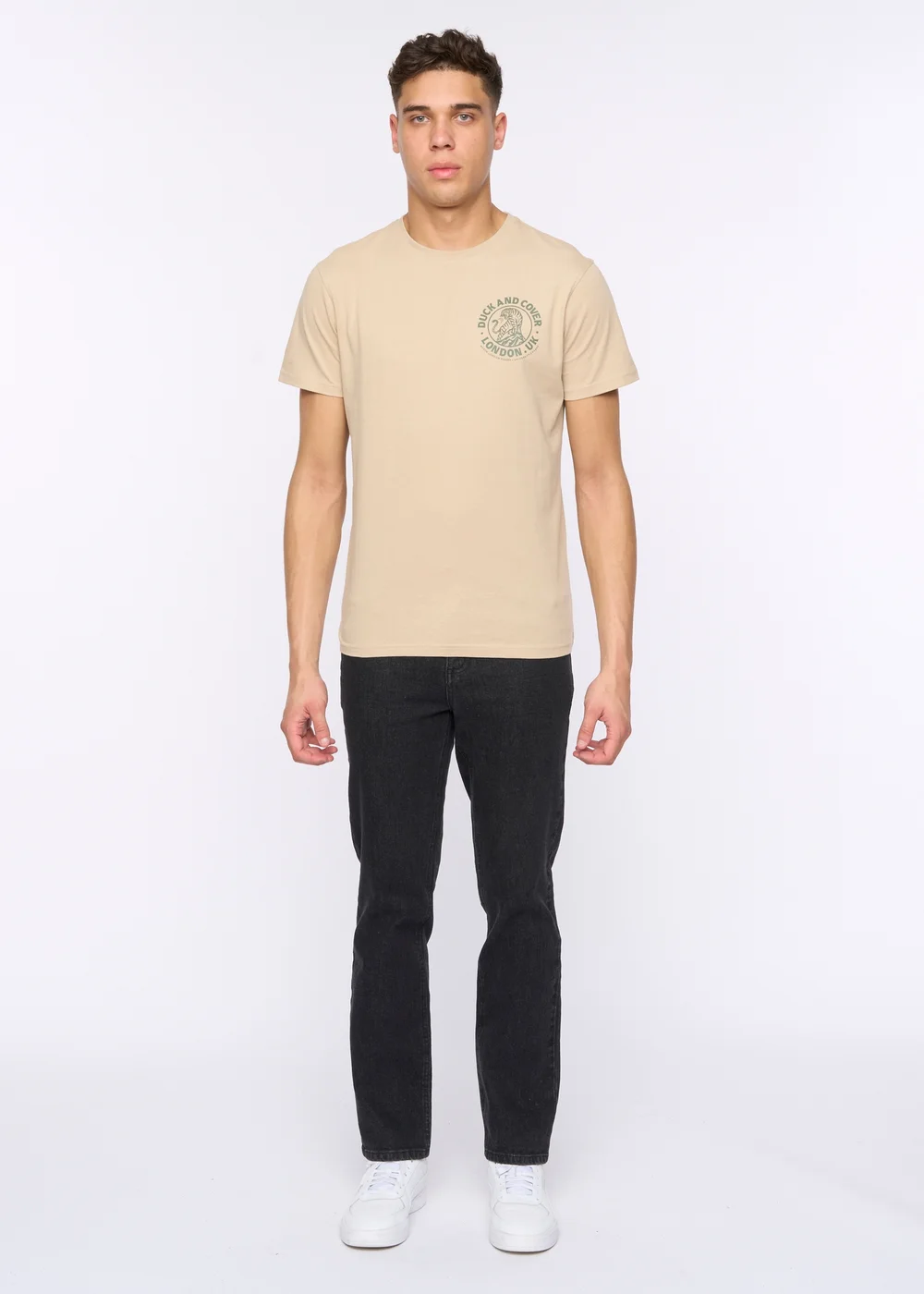 Duck & Cover Black Hydras Straight Leg Jeans - 30 waist 30 leg Image 2