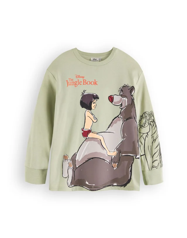 Vanilla Underground Disney The Jungle Book Boys Blue Mowgli Baloo Pyjama Set (12 Months - 6 Years)