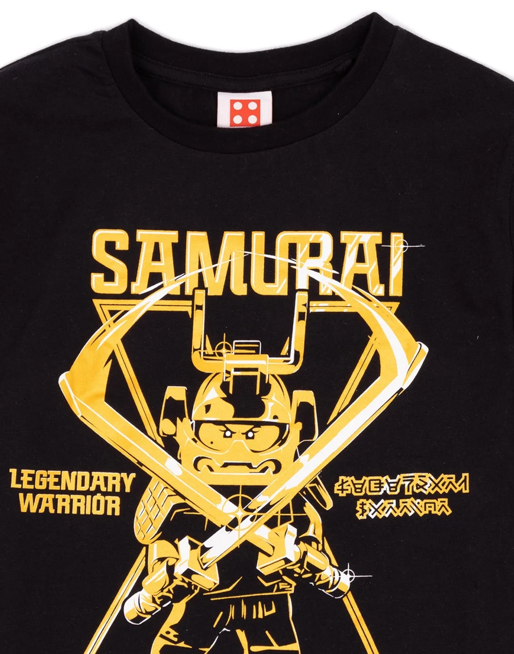 Vanilla Underground LEGO Boys Black Samurai Warrior Graphic Long Sleeved T-Shirt (3 - 12 Years) - 3 Yrs Image 4