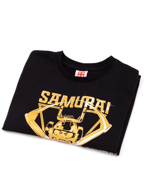 Vanilla Underground LEGO Boys Black Samurai Warrior Graphic Long Sleeved T-Shirt (3 - 12 Years) - 3 Yrs Image 3