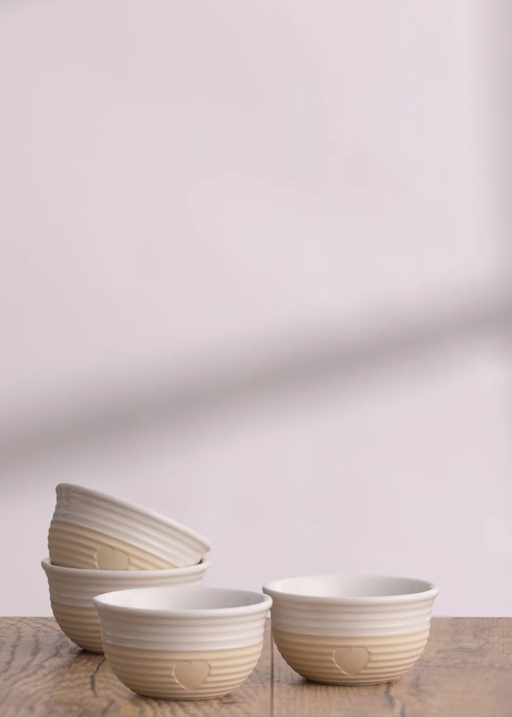 Mason Cash Cream Rustic Charm Mini Bowls 4pc - One Size Image 2