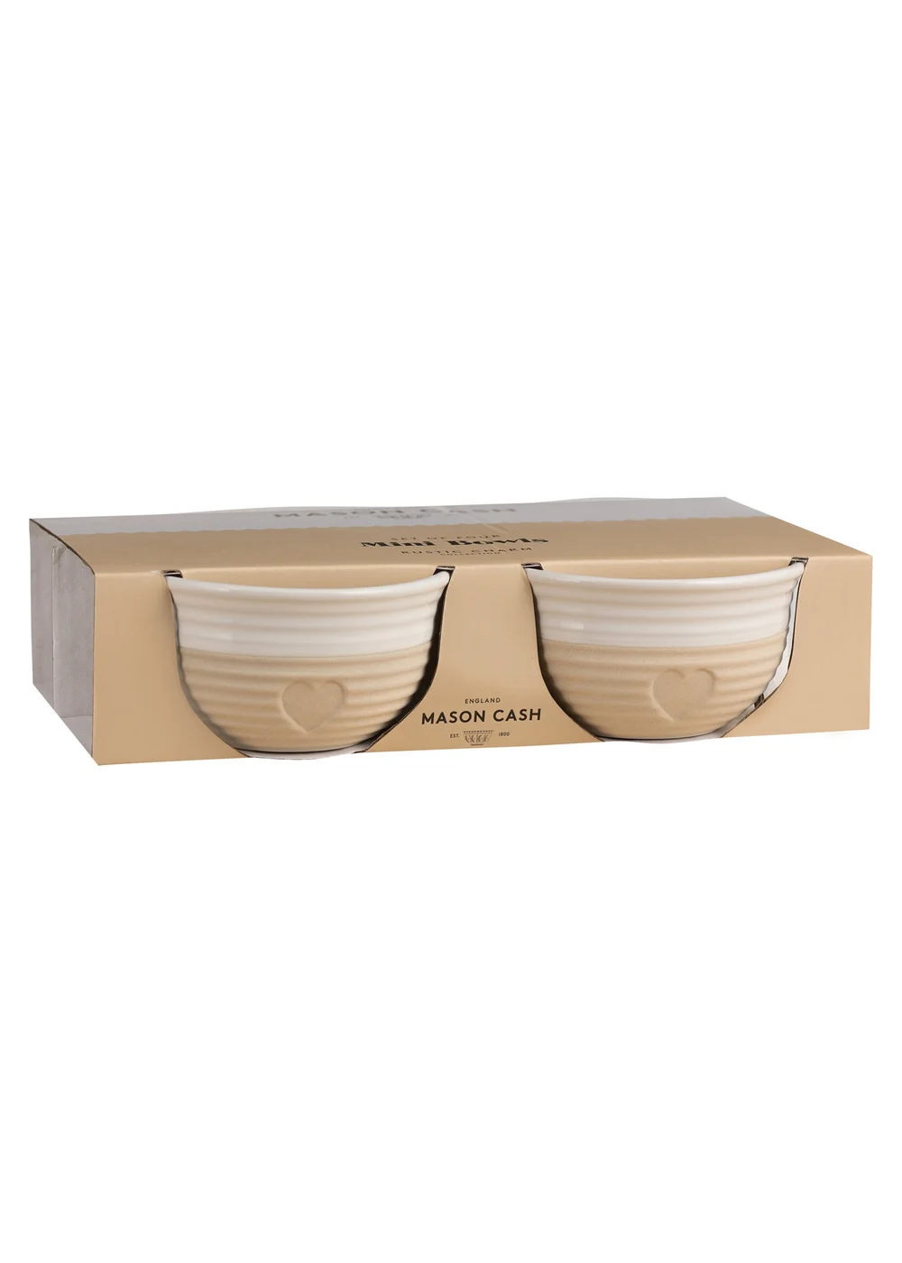 Mason Cash Cream Rustic Charm Mini Bowls 4pc - One Size Image 3