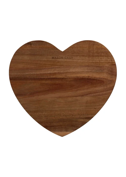 Mason Cash Wood Rustic Charm Heart Chopping Board - One Size Image 1