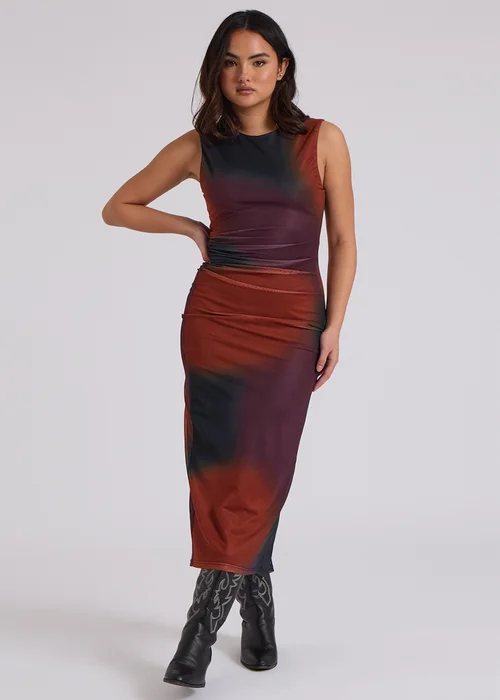 Urban Bliss Purple Tie Dye Midaxi Dress - 8 Image 2
