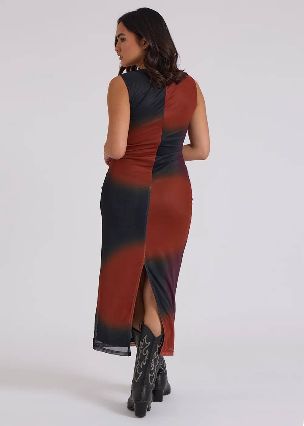 Urban Bliss Purple Tie Dye Midaxi Dress - 8 Image 4