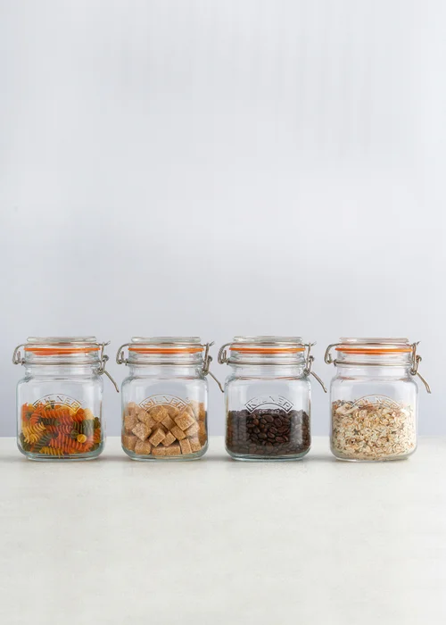 Kilner 1.5l Clip Top Square Jar - One Size Image 2