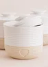 Mason Cash Cream Rustic Charm Storage Jars 3pc - One Size Image 4