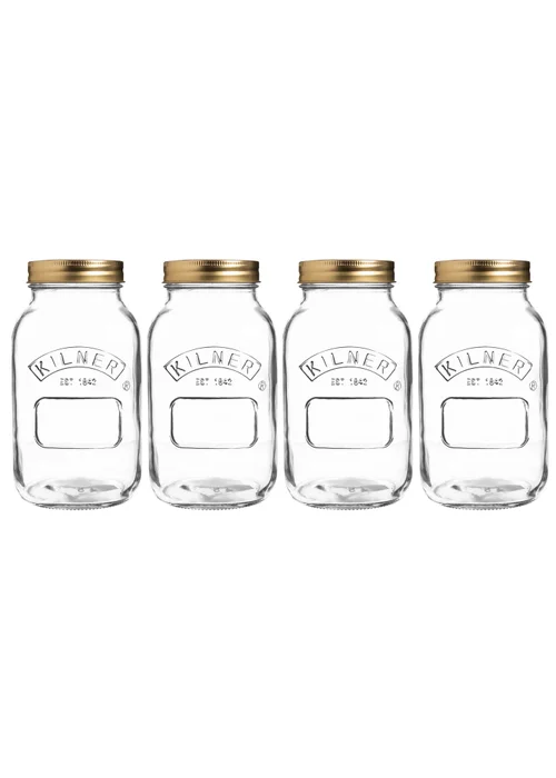 Kilner Preserve Jars 4pc - Medium Image 1
