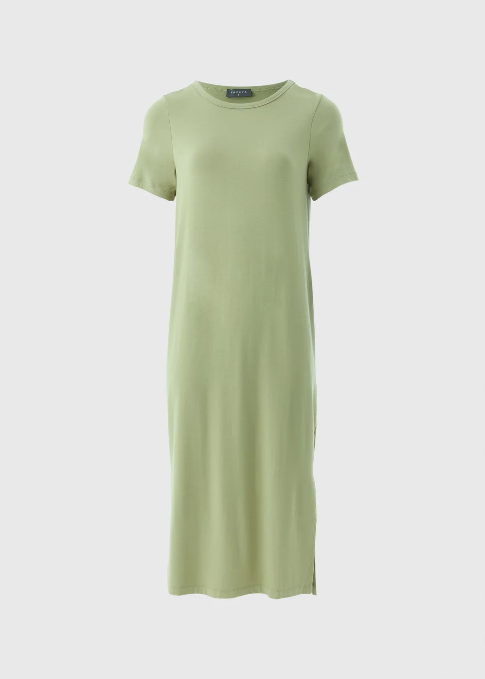 Sage Green T-Shirt Midi Dress - Size 8 Sage Green T-Shirt Midi Dress - Size 8
