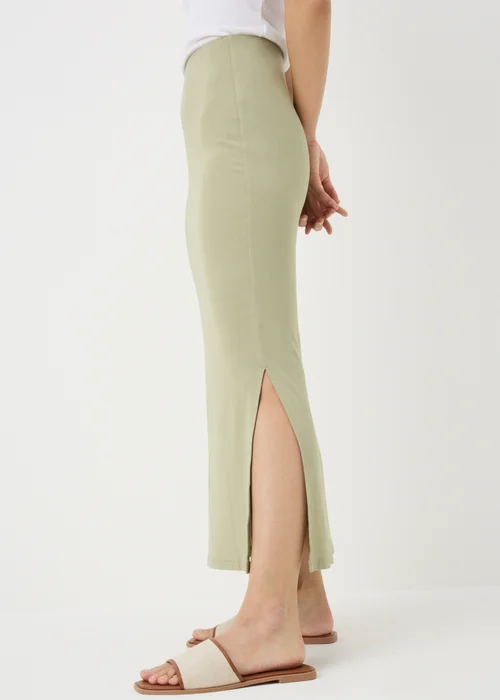 Sage Green Jersey Maxi Skirt - 8 Image 2
