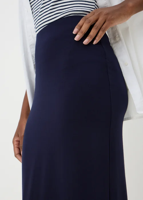 Navy Jersey Maxi Skirt - 8 Image 3
