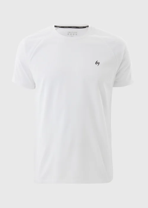 Souluxe White Basic Solid Sports T-Shirt - XS Image 4