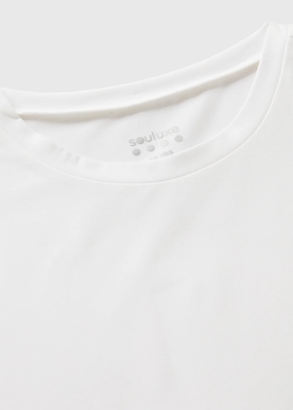 Souluxe Girls White Soft Touch T-Shirt (7-15yrs) - 7 Yrs Image 2